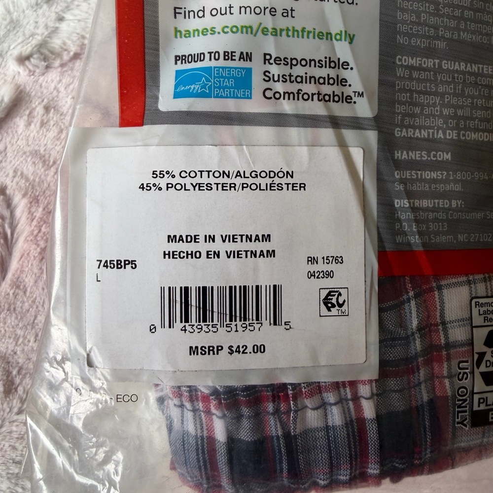 Hanes Men's 5-Pack Tagless Boxers - Picture 5 of 6
